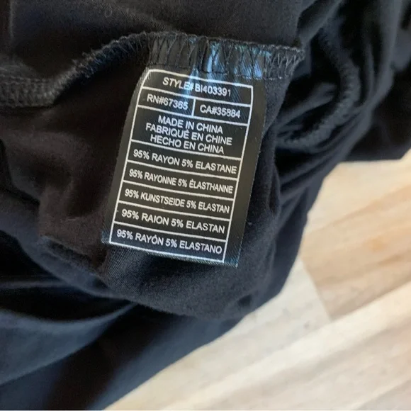 NWT BB Dakota Black Tie Sleeve Jumpsuit L - Picture 9 of 10